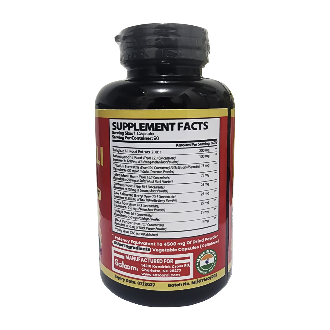 Miniatura 2 de TOMKCAT ALI X 90 SOFTGELS (con Shilajit)